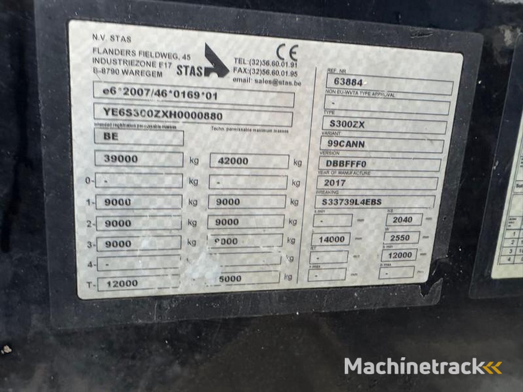 Stas S300ZX Tri/A Walking Floor