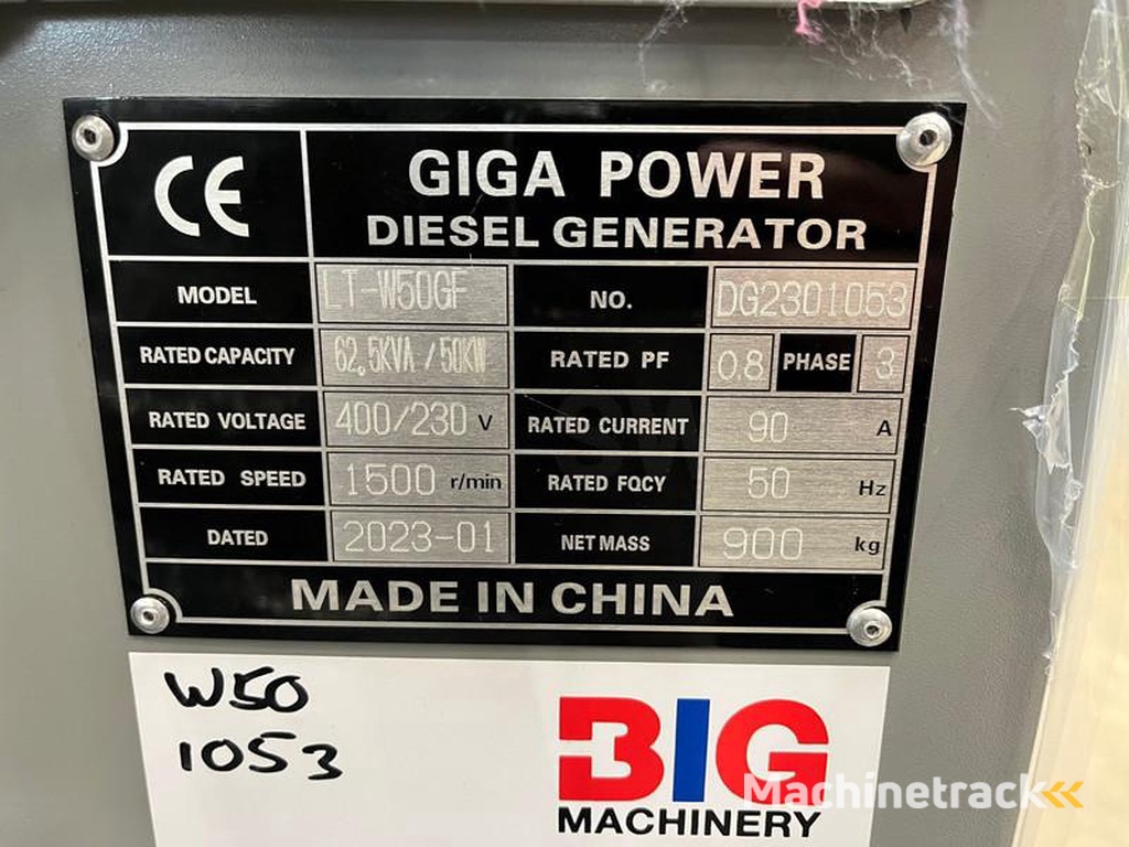 nc LT-W50-GF 62.5 kVA silent set