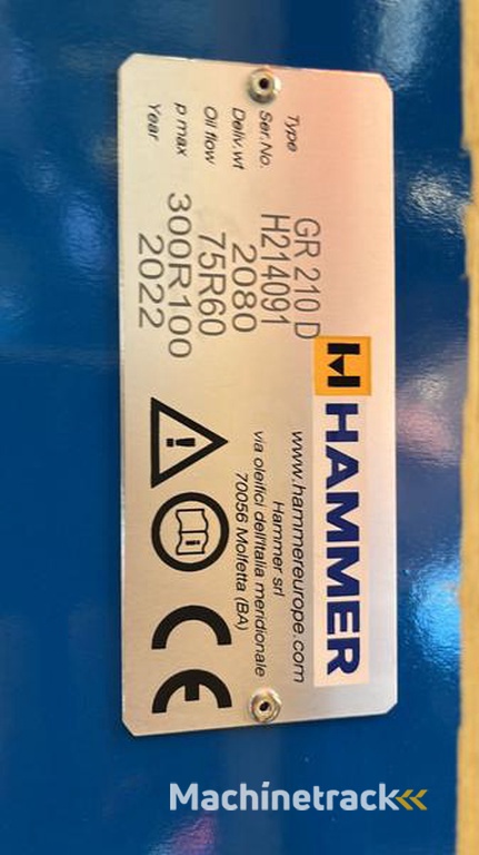 Hammer GR210D-fits-24-35-ton-excavator-