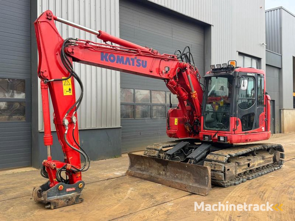 Komatsu PC138US-Tripple-boom-blade