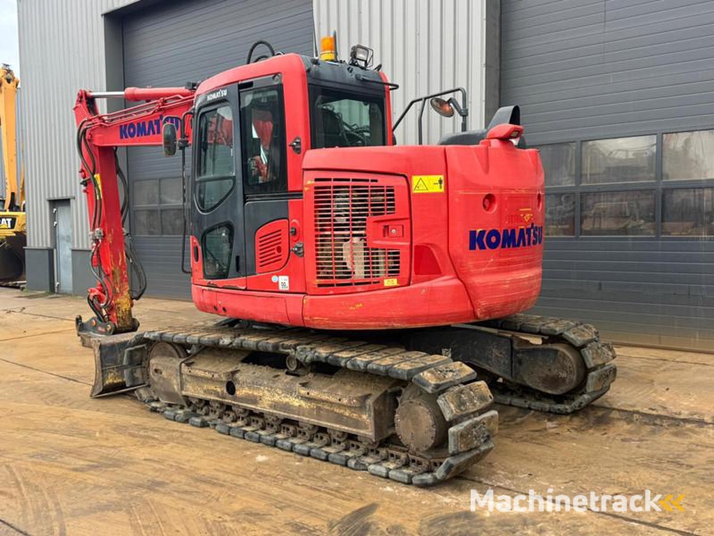 Komatsu PC138US-Tripple-boom-blade