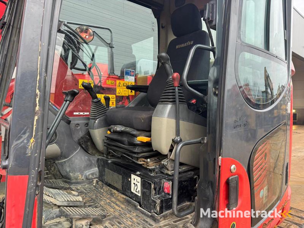 Komatsu PC138US-Tripple-boom-blade