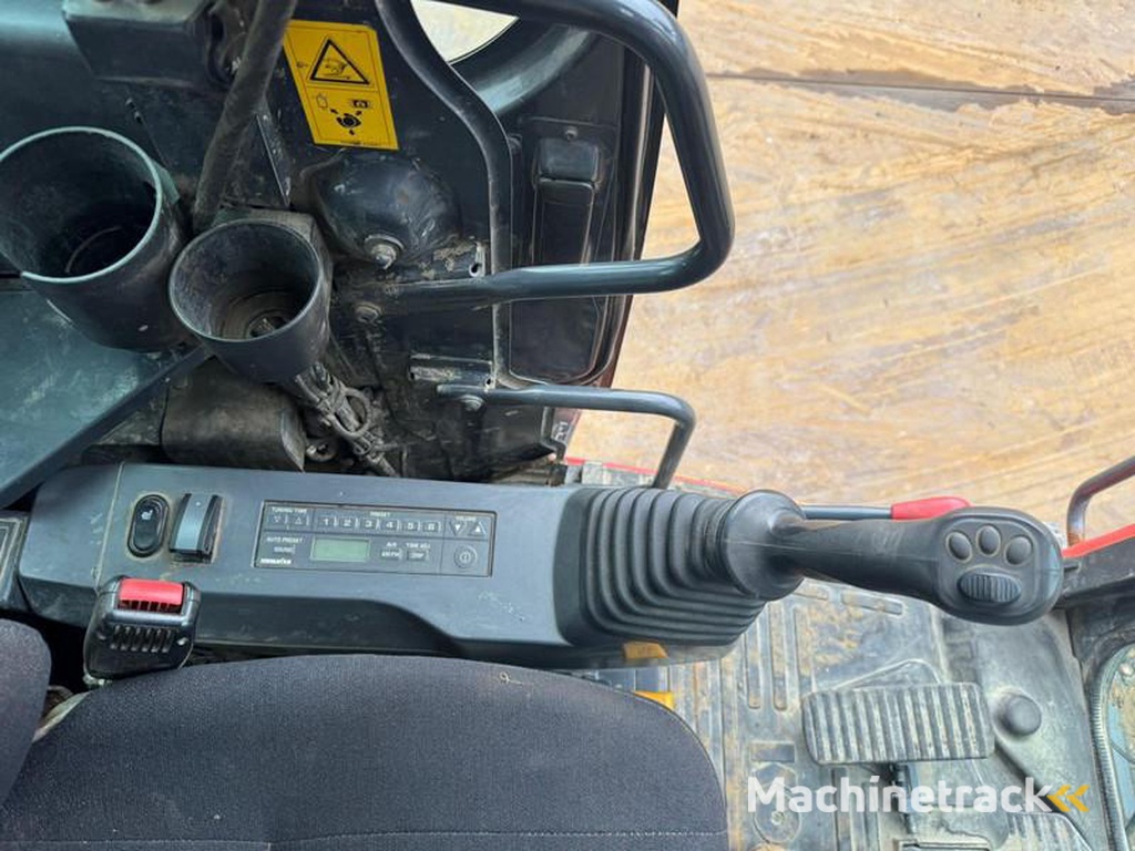 Komatsu PC138US-Tripple-boom-blade