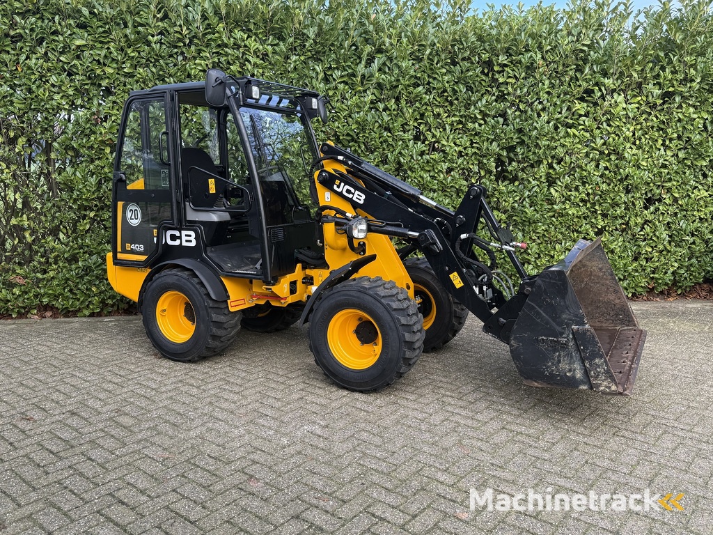 JCB 403 BJ 2024 slechts 300 uur NIEUWSTAAT !