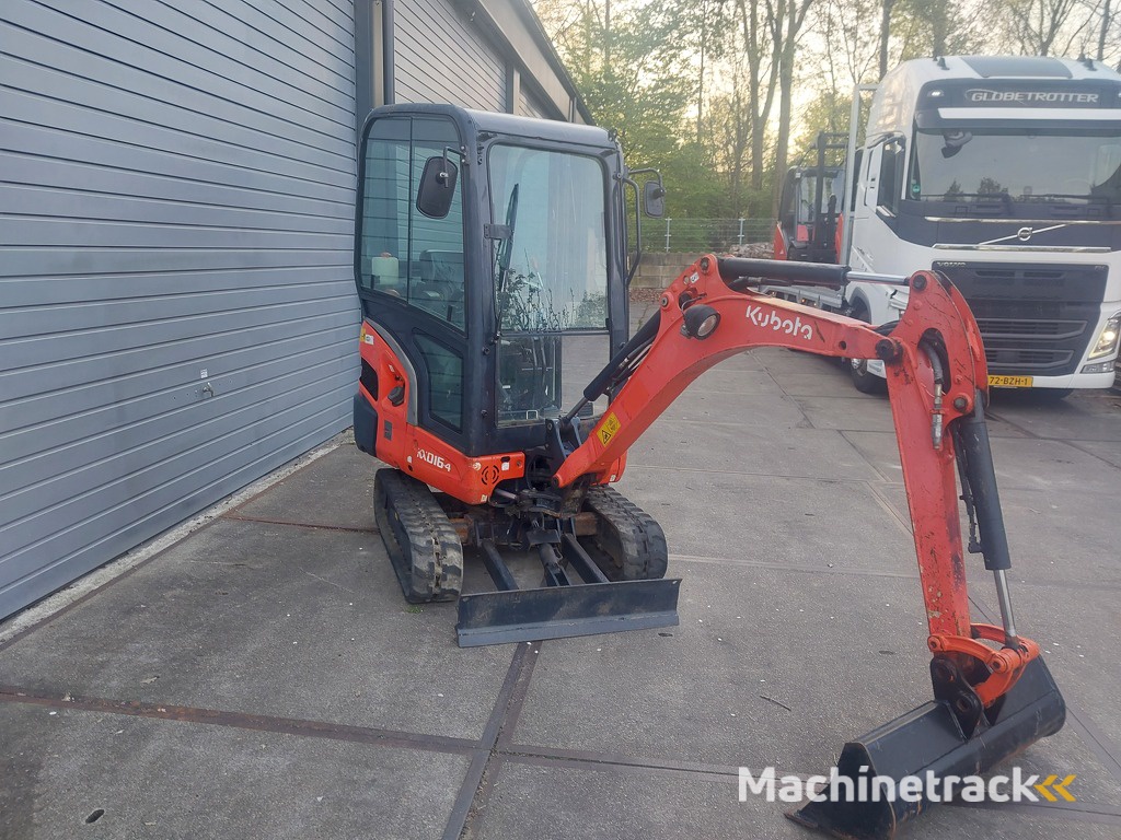 Kubota minigraver met hydro snelwissel