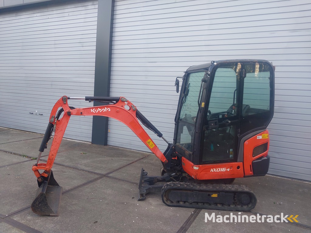 Kubota minigraver met hydro snelwissel