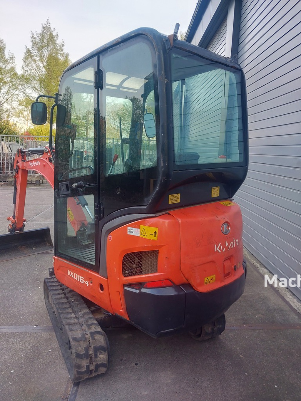 Kubota minigraver met hydro snelwissel
