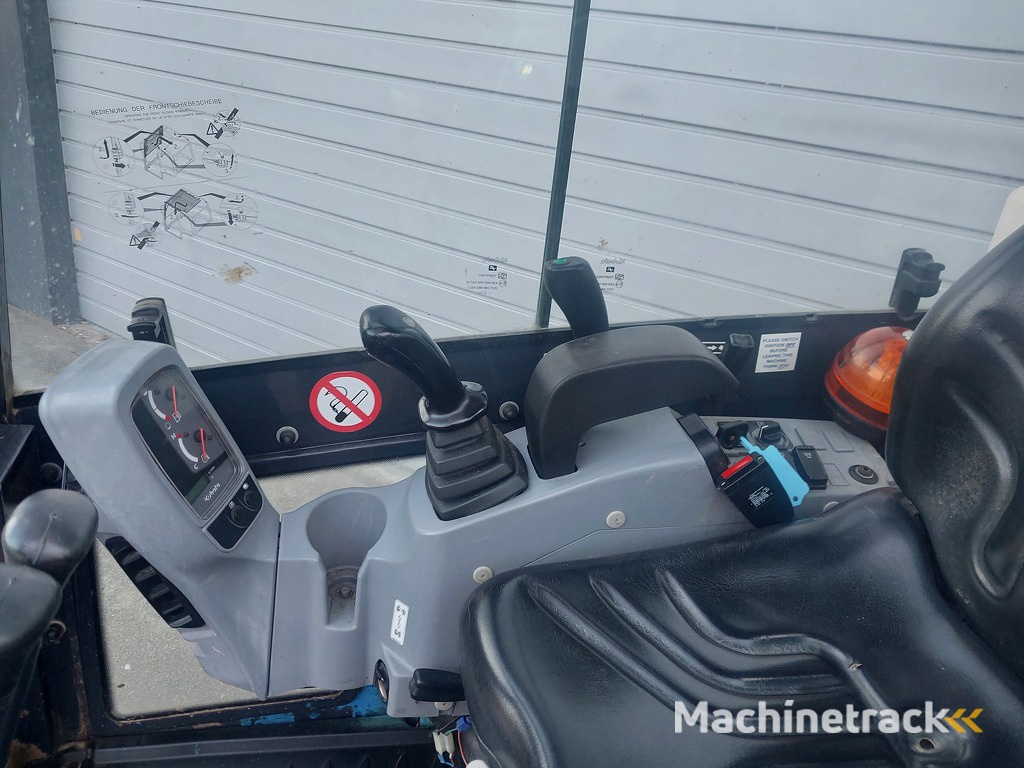 Kubota minigraver met hydro snelwissel