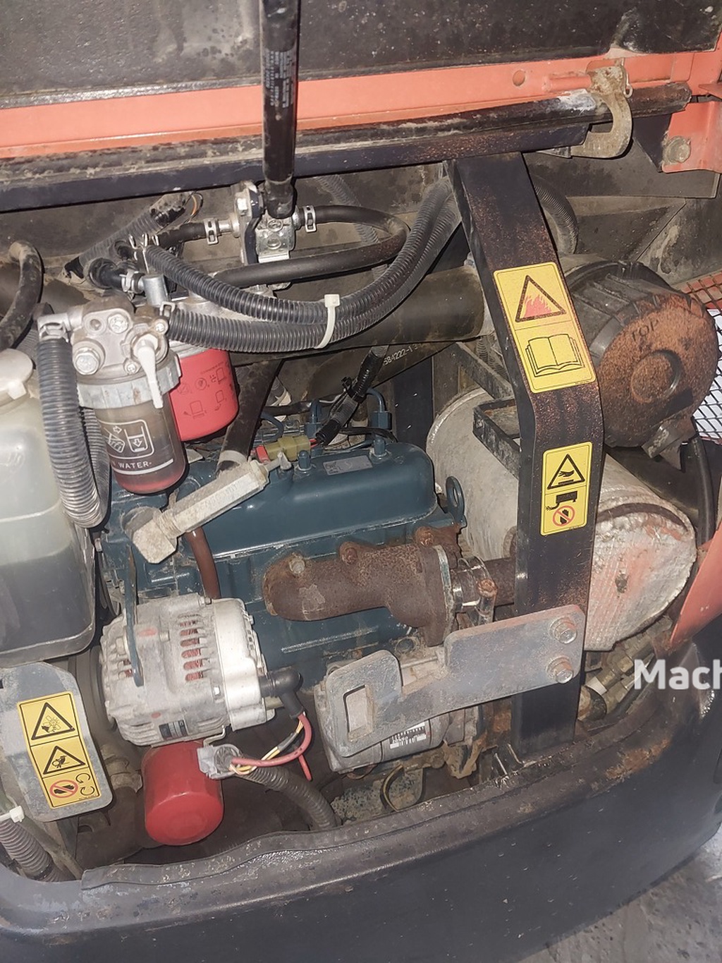 Kubota minigraver met hydro snelwissel