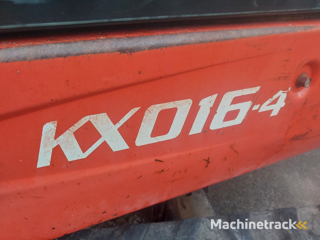 Kubota minigraver met hydro snelwissel