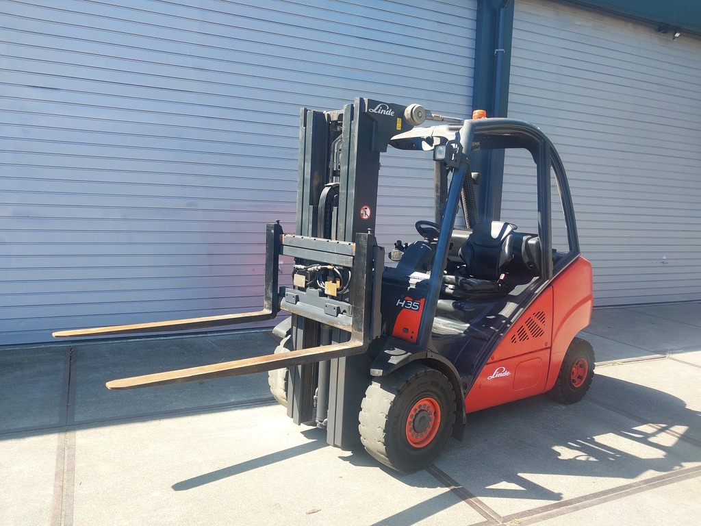 Linde 3.5 ton diesel triplo!1